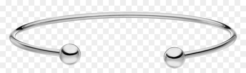 Bangle, HD Png Download - silver ball png