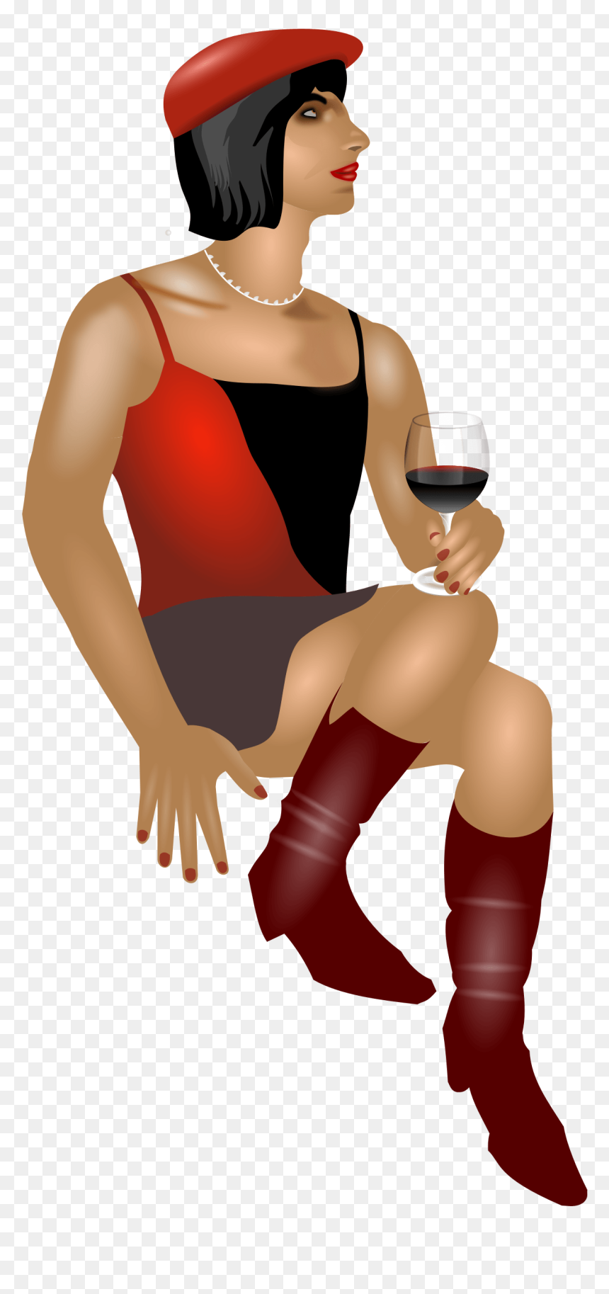 Free Clipart - Transvestite Png, Transparent Png - trans flag png