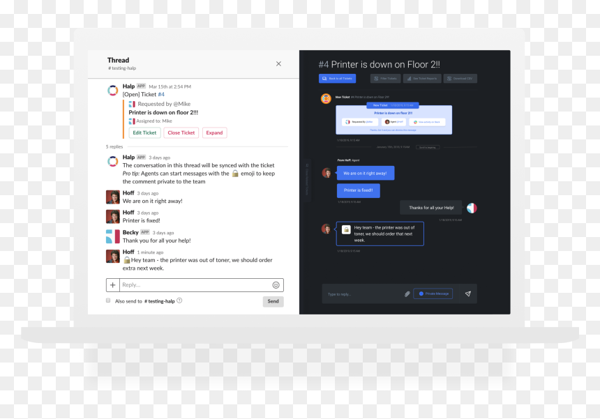 Halp Ticketing, HD Png Download - slack icon png