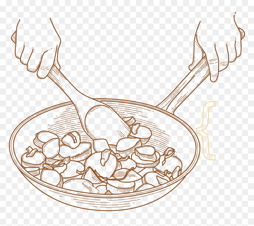 Line Art, HD Png Download - people cooking png