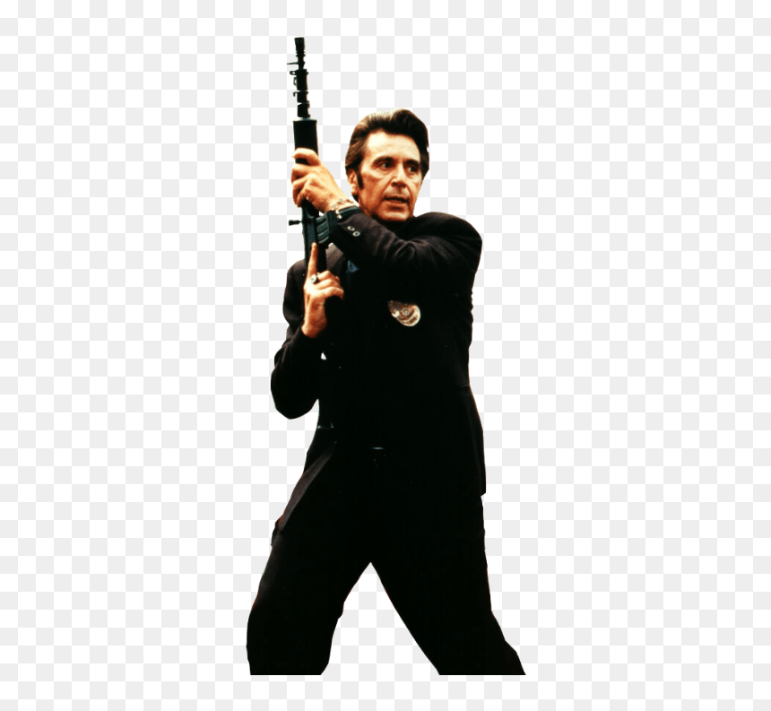 Al Pacino Holding Gun Clip Arts - Al Pacino Heat, HD Png Download - deadpool icon png