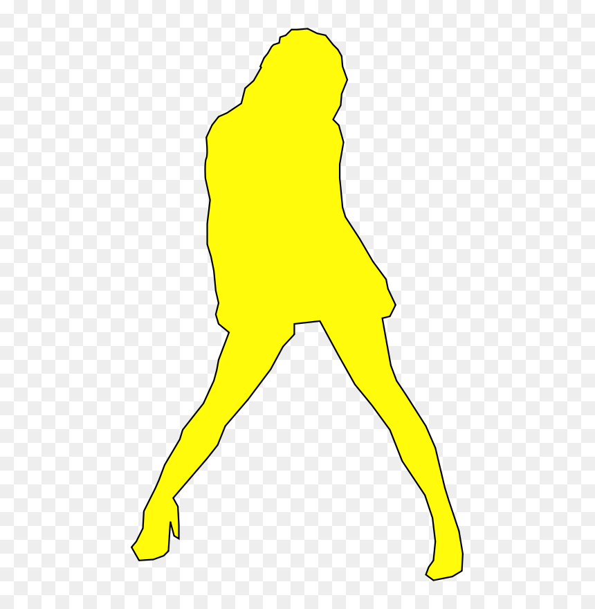 Line Art,silhouette,art, HD Png Download - sexy girl silhouette png