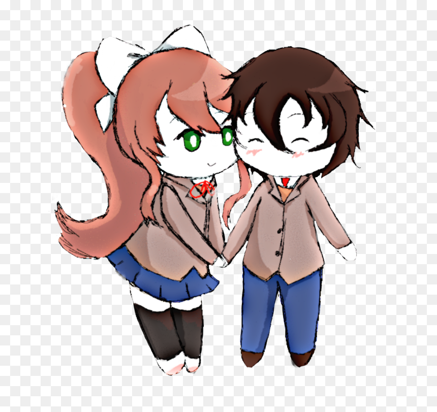 Monika Ddlcmc Dokidoki Dokidokiliteratureclub - Monika Doki Doki Waifu, HD Png Download - monika doki doki png