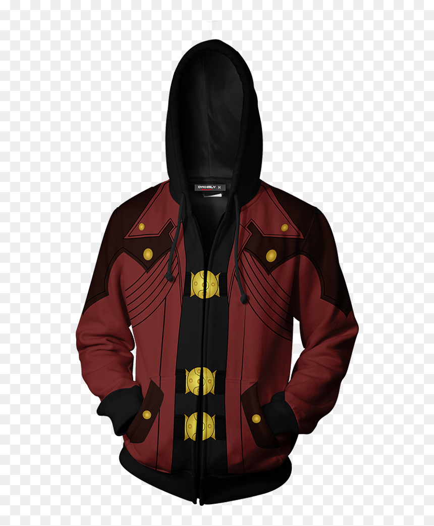 Dante Devil May Cry Hoodie Cosplay Jacket Zip Up - Circle Hoodie Iggy Pop, HD Png Download - devil may cry png
