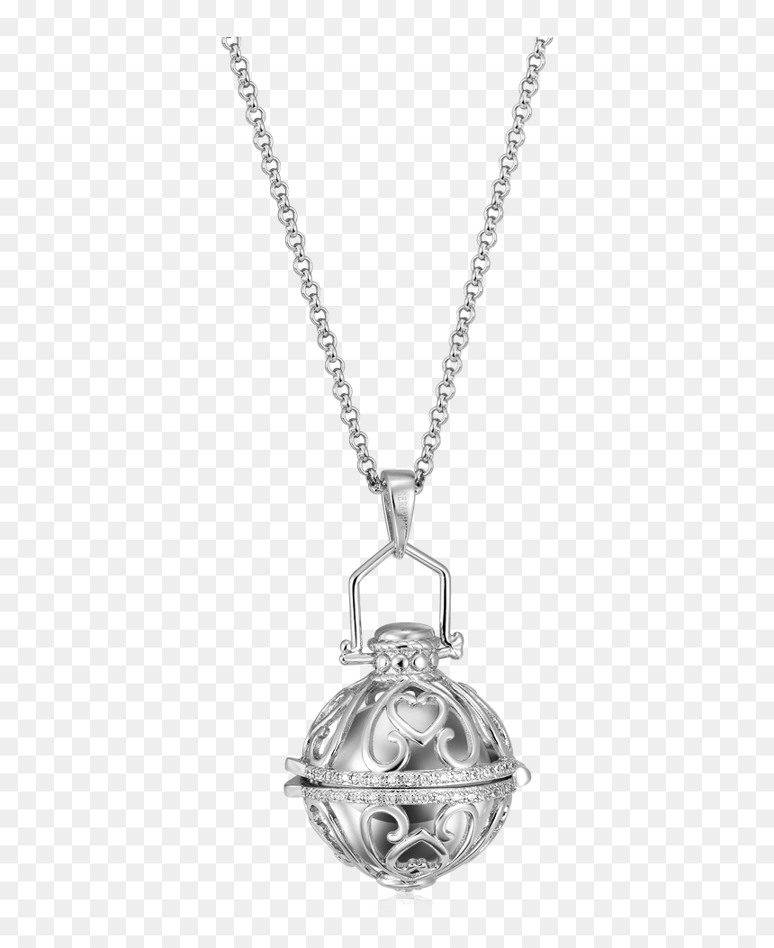 East West Milgrain Oval Pendant, HD Png Download - silver ball png