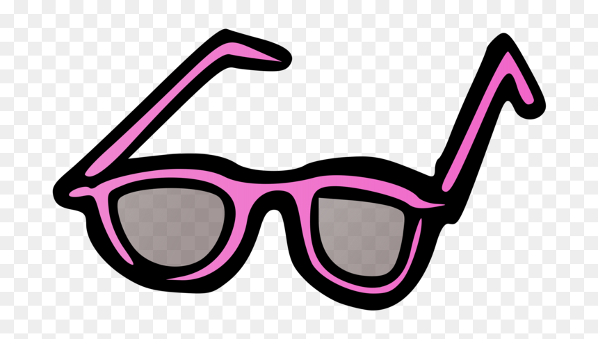 Pink,costume Accessory,sunglasses - Sunglasses Clip Art, HD Png Download - sunglasses vector png
