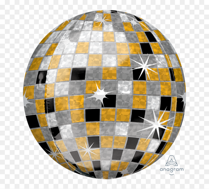 Disco Foil Balloons, HD Png Download - silver ball png