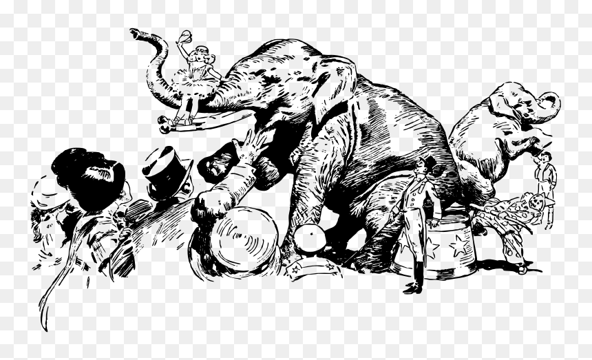 Circus Scene - Clipart Scenes Of A Circus, HD Png Download - ringmaster png