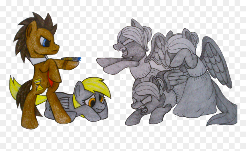 Transparent Sonic Screwdriver Png - Weeping Angel Pony, Png Download - sonic screwdriver png