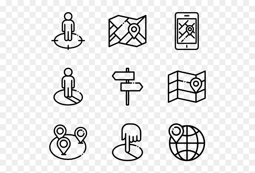 Location Collection, HD Png Download - bullseye icon png