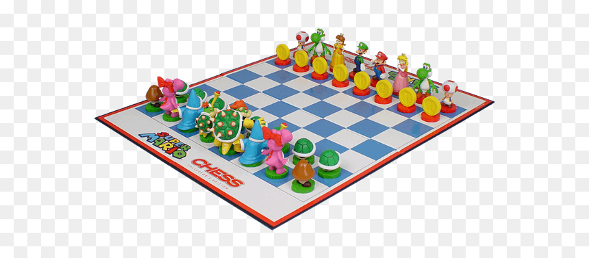 Folding Chess Board Uk, HD Png Download - mario brick png