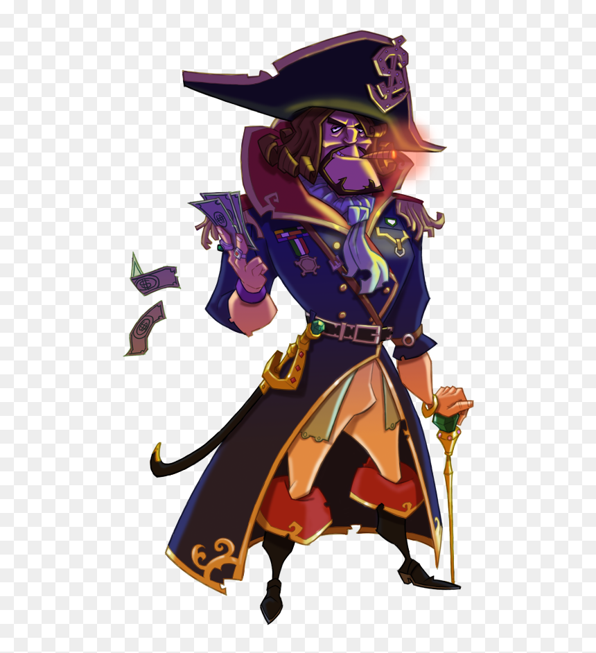 News Clipart News Person - Pirate Captain Character Design, HD Png Download - person reading png