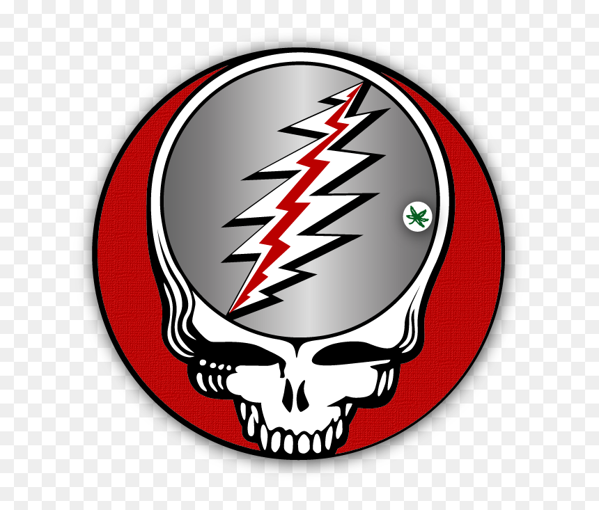 Grateful Dead Steal Your Face Large , Transparent Cartoons - Grateful Dead Steal Your Face Large, HD Png Download - dead face png