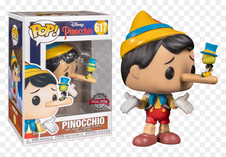 Funko Pop Pinocchio, HD Png Download - jiminy cricket png