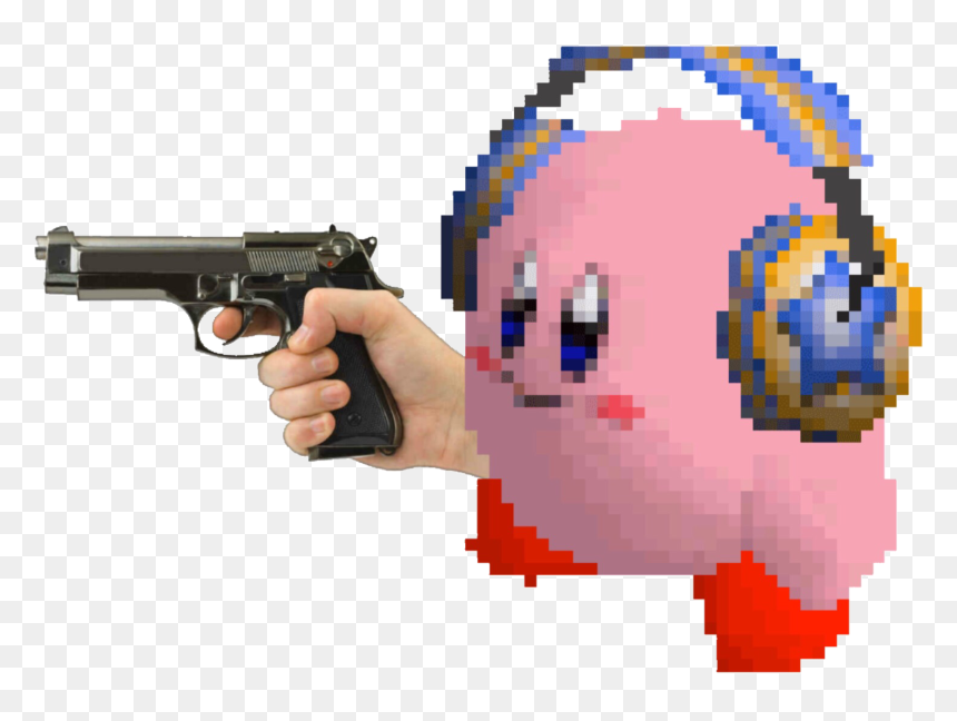 Transparent Lakitu Png - Kirby Headphones Gif Fast, Png Download - pikachu gif png