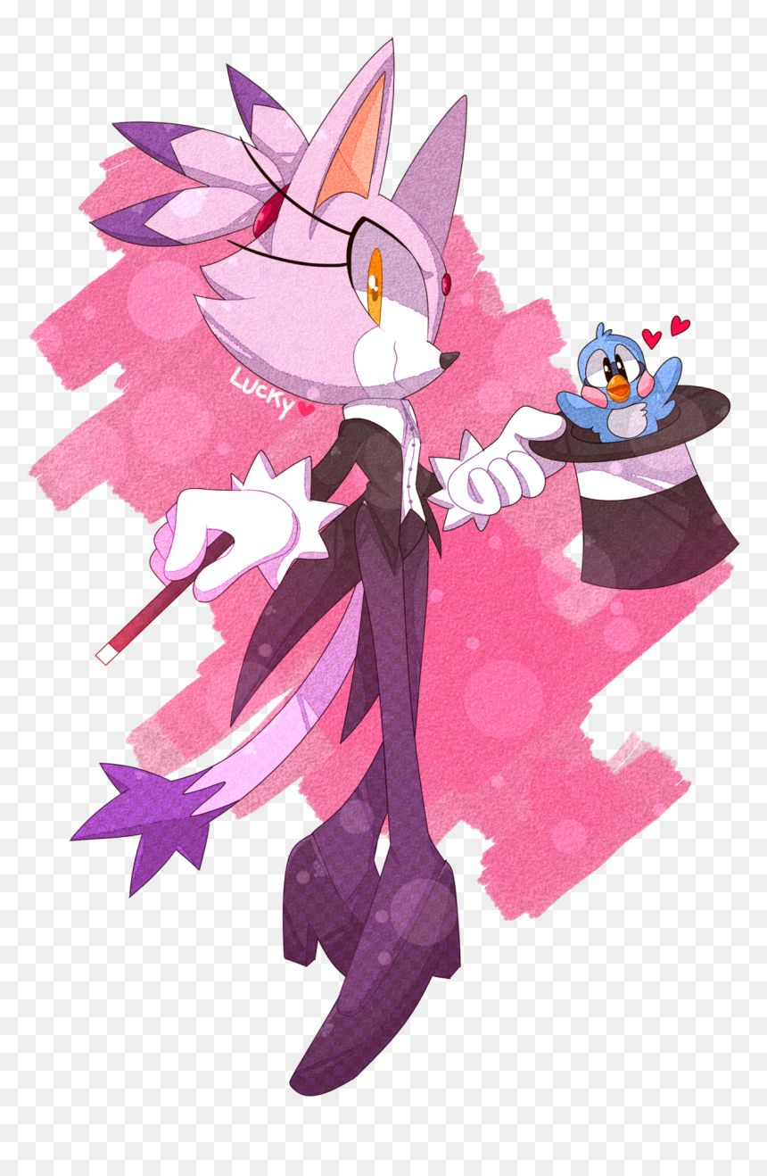 Blaze The Cat Magical Girl, HD Png Download - blaze the cat png