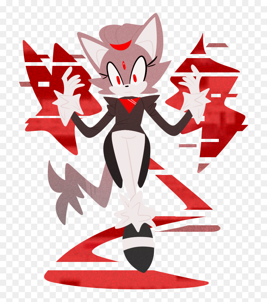 Silver The Hedgehog Corrupted, HD Png Download - blaze the cat png