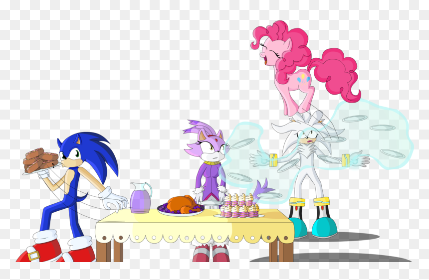 Artist Polaicy Blaze - Silver The Hedgehog X Blaze The Cat, HD Png Download - blaze the cat png