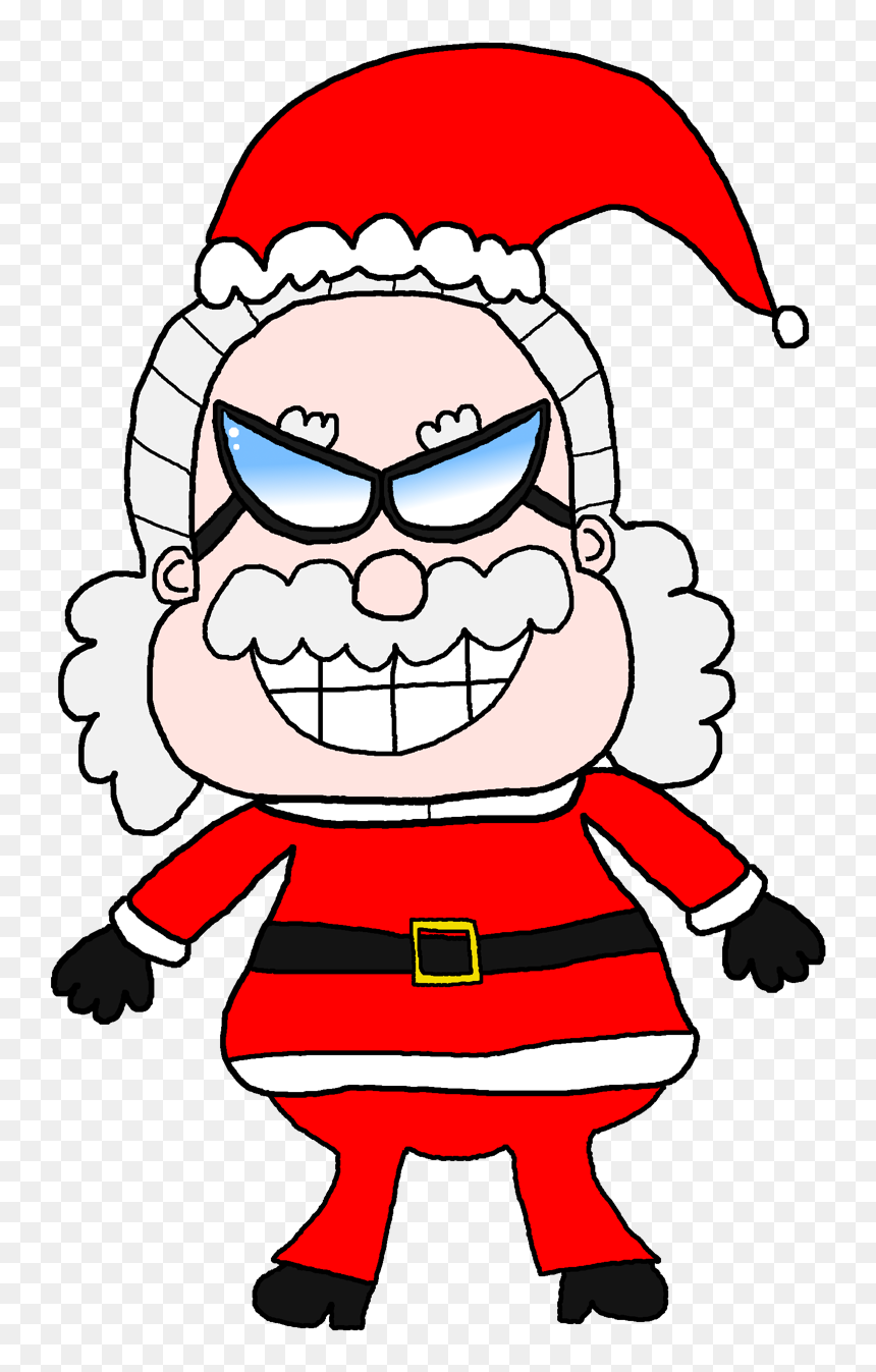 Drawn Pies Santa Claus - Cartoon, HD Png Download - santa head png