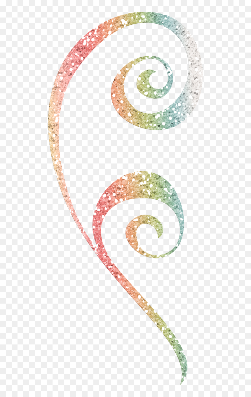 Flourishes Clipart Accent - Sparkle Swirl Clipart, HD Png Download - scrapbook elements png