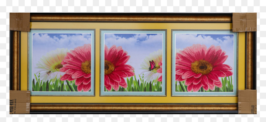 Picture Frame, HD Png Download - hanging flowers png