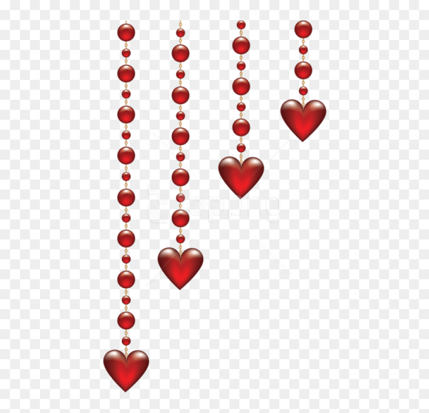 Free Png Download Valentine"s Day Hanging Hearts Transparent - Transparent Valentines Clip Art, Png Download - valentines hearts png