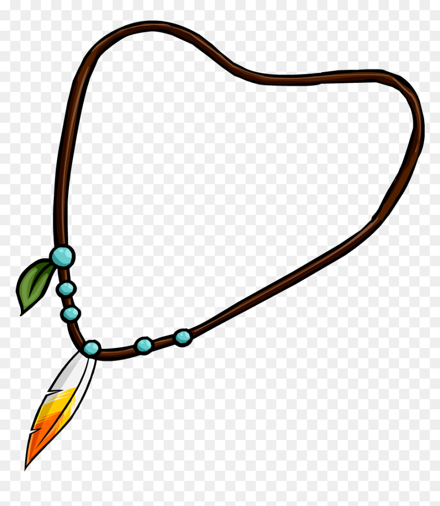 Feather Necklace Icon - Feather Necklace Clipart, HD Png Download - indian feathers png