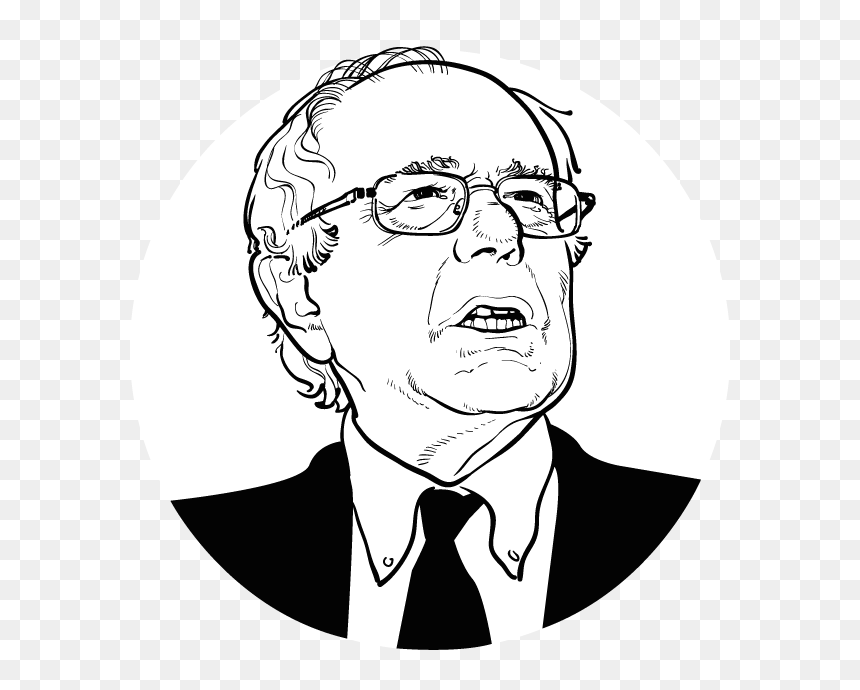Illustration, HD Png Download - bernie sanders face png