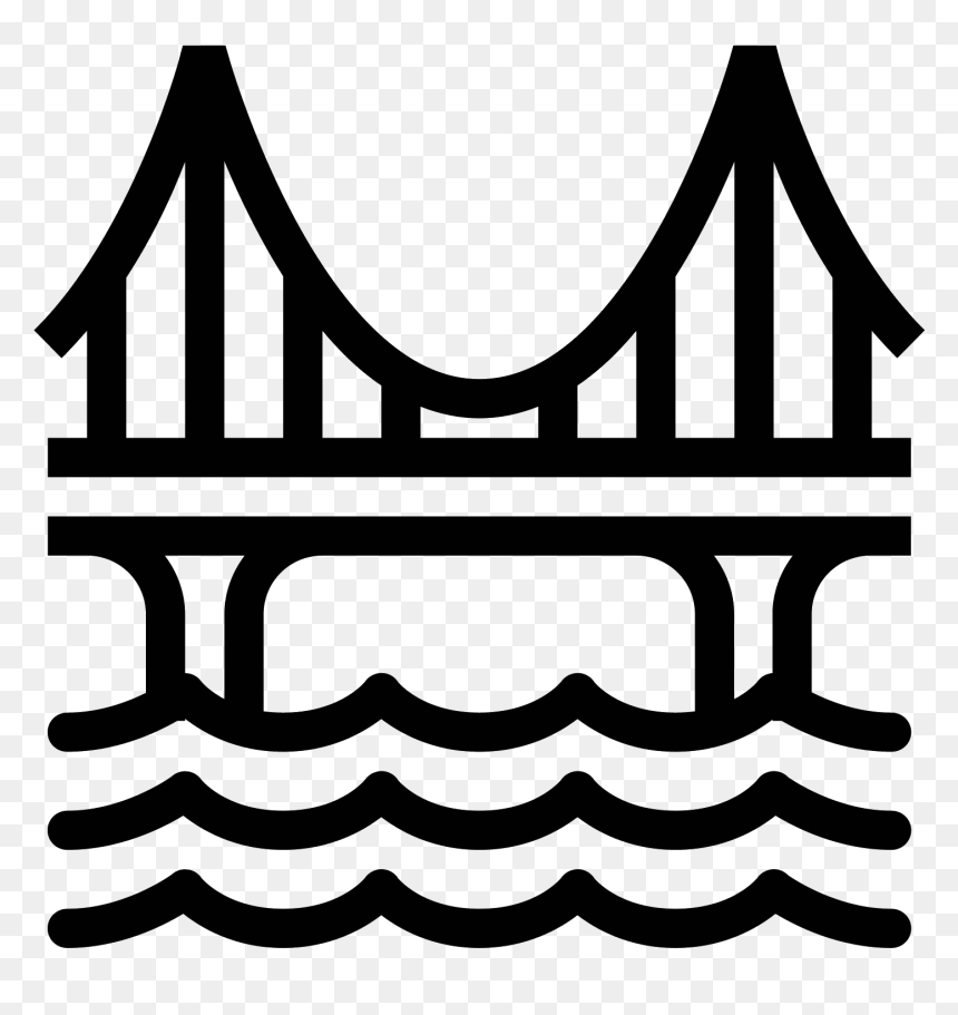 De Abril Icon - Ponte 25 De Abril Png, Transparent Png - golden gate bridge silhouette png