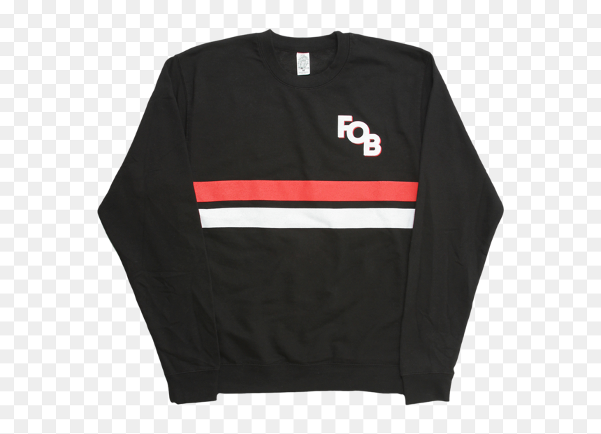 Varsity Stripe Crewneck - Sweater, HD Png Download - fall out boy logo png