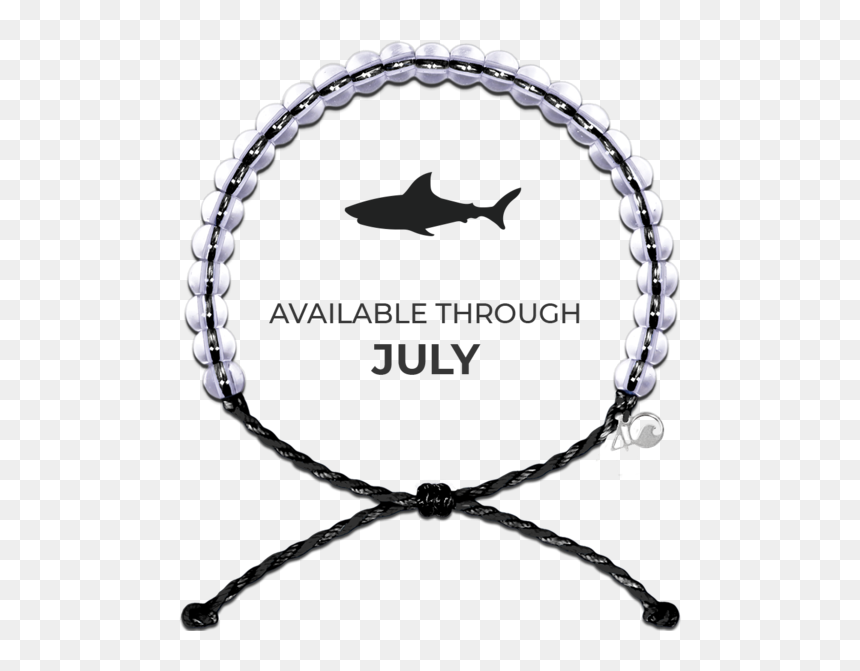 4 Ocean Bracelets Shark, HD Png Download - shark silhouette png