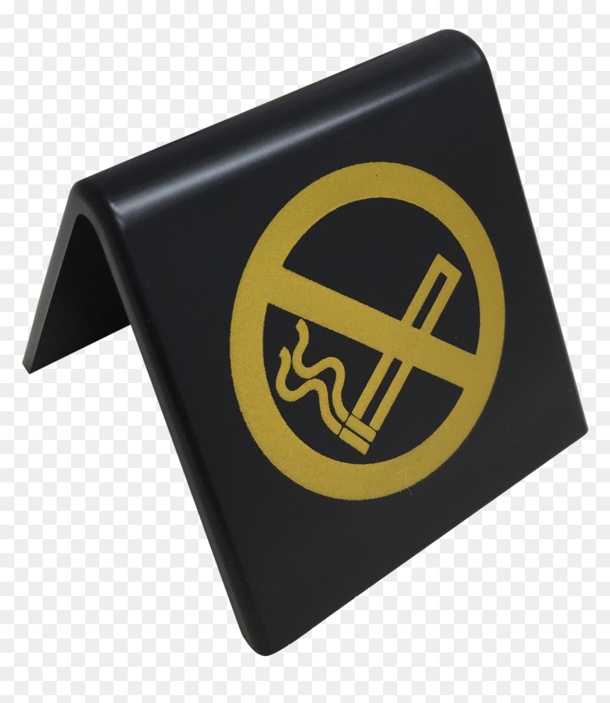 No Smoking Symbol Table Tent Notice - Notice Table, HD Png Download - no smoking sign png