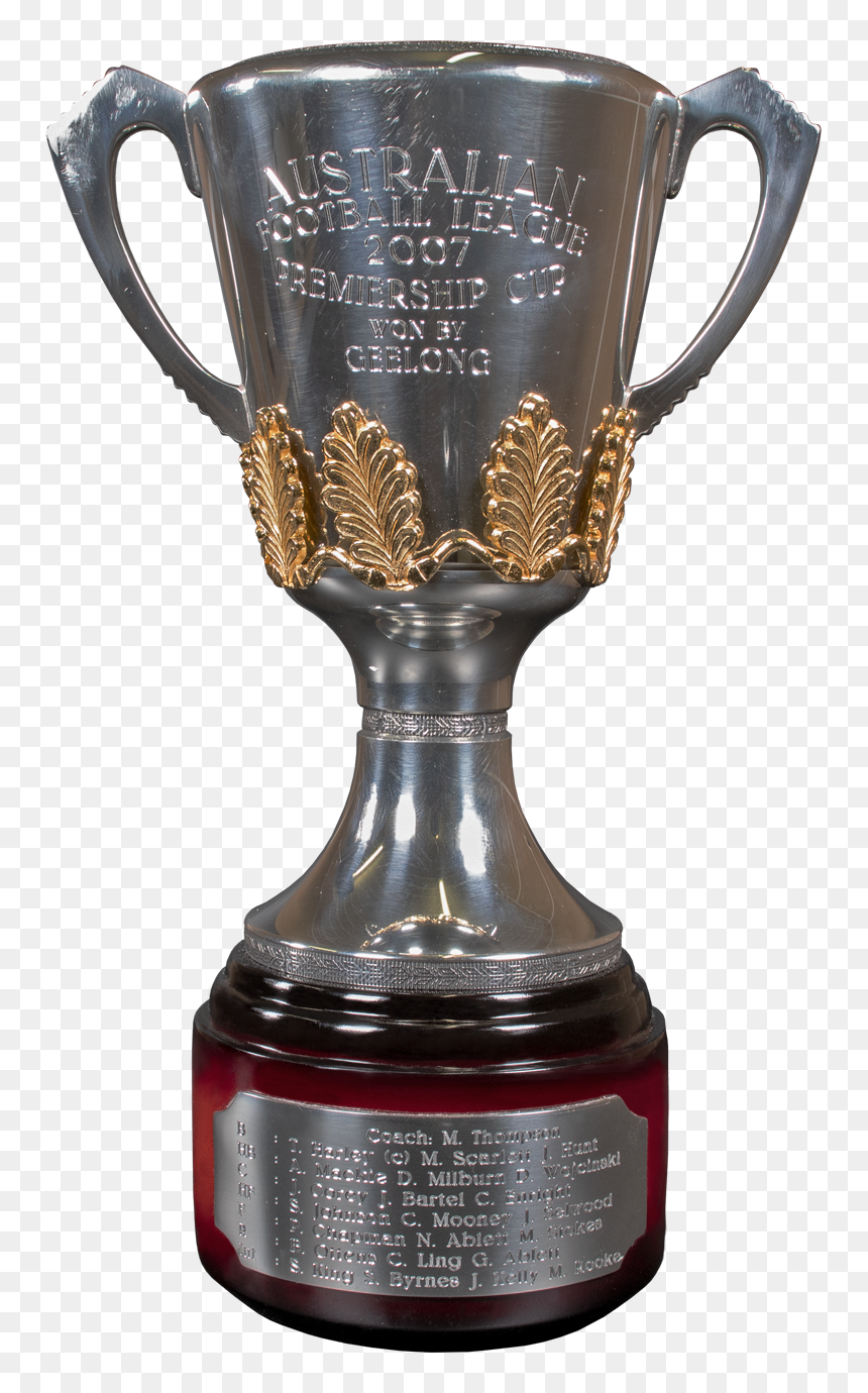 2007 Geelong Premiership Trophy 8” Pewter Replica - Afl Premiership Cup Replica, HD Png Download - football trophy png