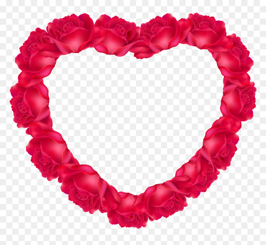Heart Rose Png Photo - Heart Of Roses Png, Transparent Png - rose heart png