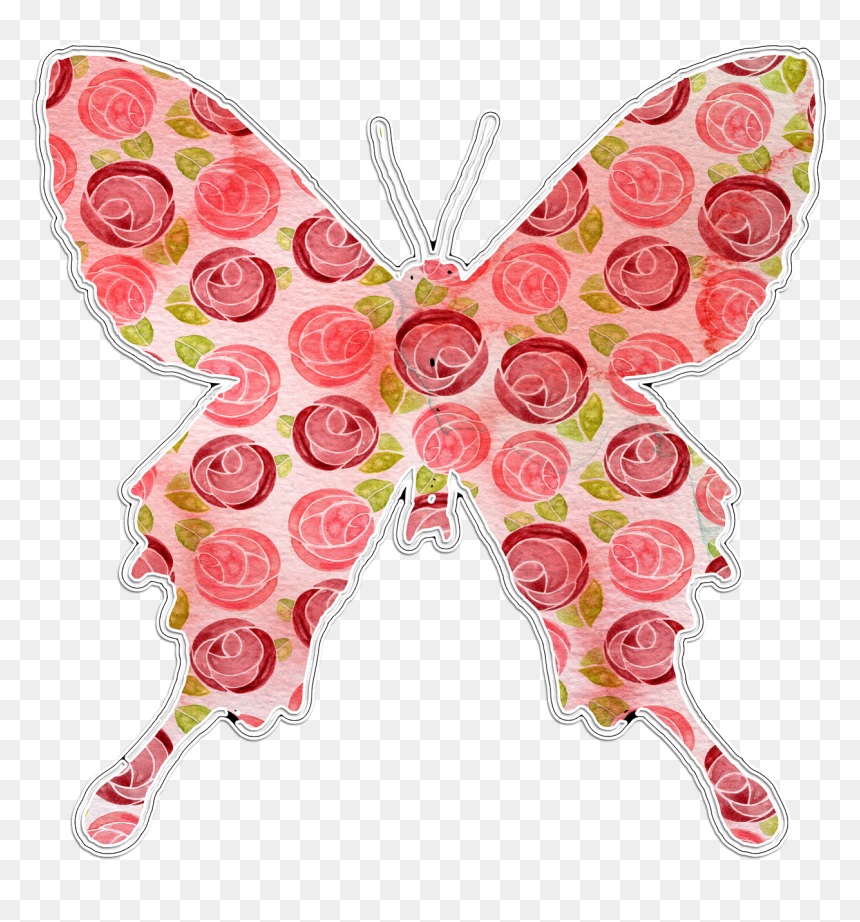 Butterfly Clipart Transparent Background - Clipart Gratuit Fleurs, HD Png Download - butterfly net png