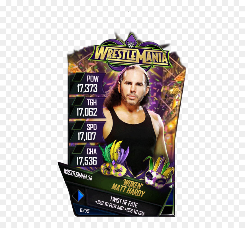Transparent Matt Hardy Png - Wwe Supercard Wrestlemania 34, Png Download - wwe alexa bliss png