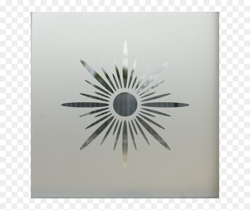 Fired Enamel Starburst Corner Glass Panel - Starburst Glass Door Panel, HD Png Download - sale starburst png