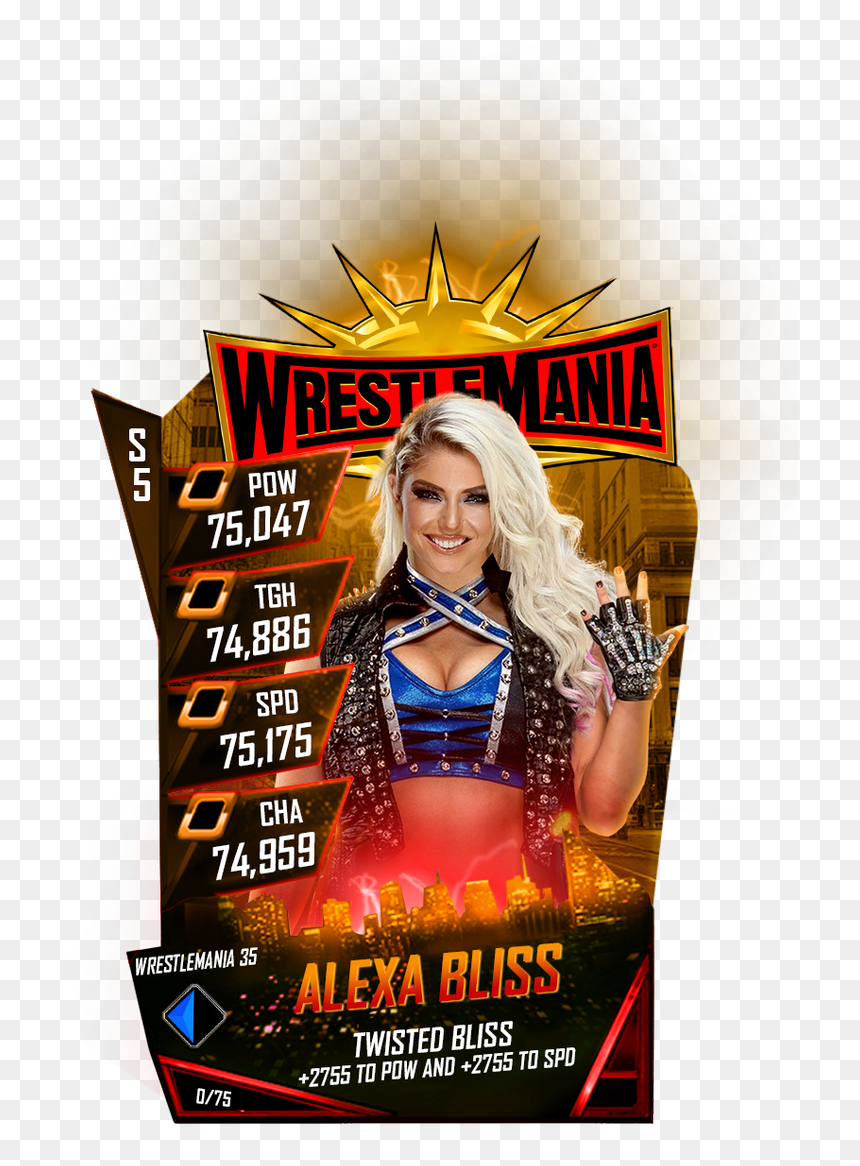 Wwe Supercard Wrestlemania 35, HD Png Download - wwe alexa bliss png