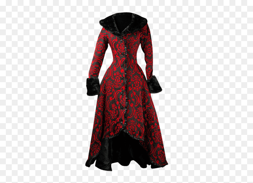Manteau Long Gothique Femme, HD Png Download - dr evil png