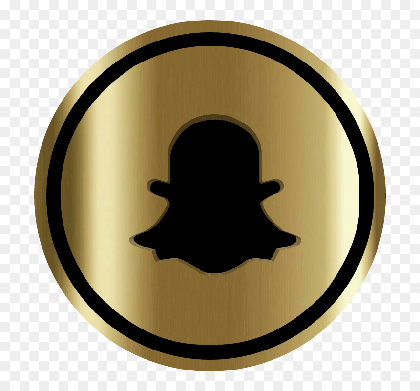 Snapchat Logo Gold - Discord Gold Logo Png, Transparent Png - gold badge png