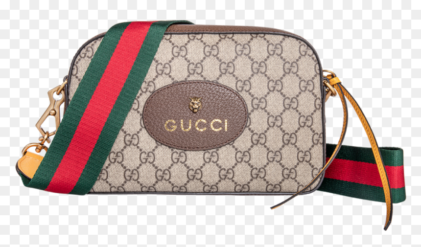 Gg Supreme Messenger Bag, HD Png Download - gucci pattern png