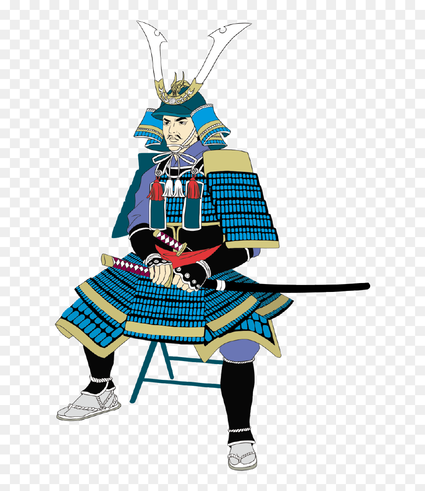 Clip Art Samurai Illustration - Самурай Рисунок, HD Png Download - samurai champloo png