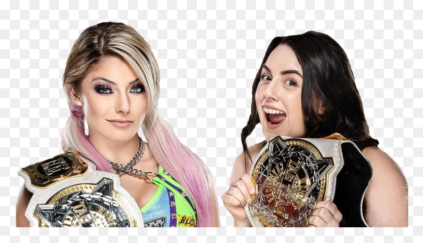 Alexa Bliss Womens Tag Champion, HD Png Download - wwe alexa bliss png