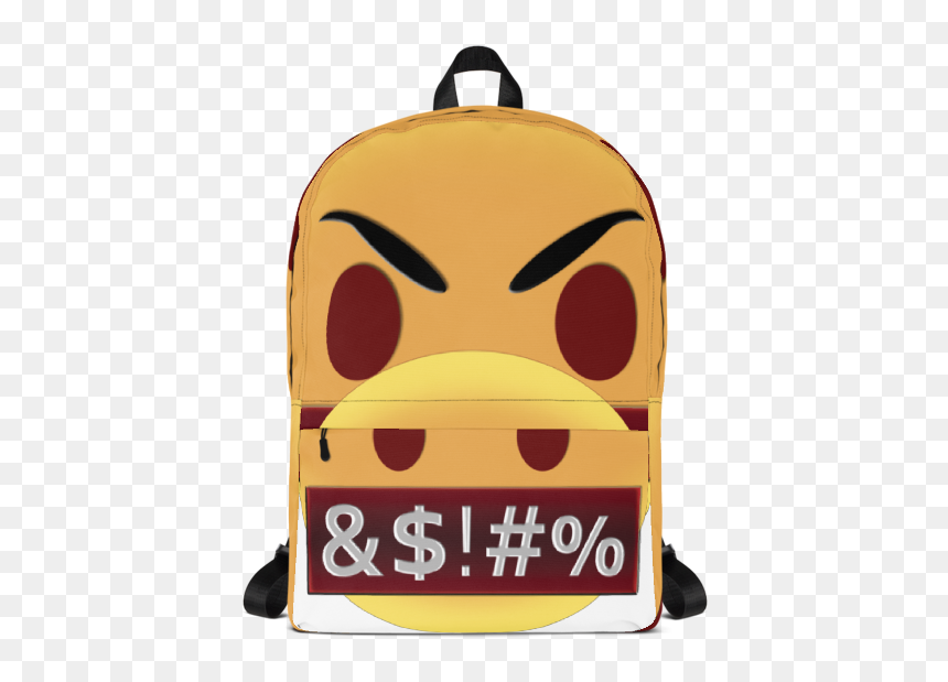 School Bag Mock Up, HD Png Download - backpack emoji png