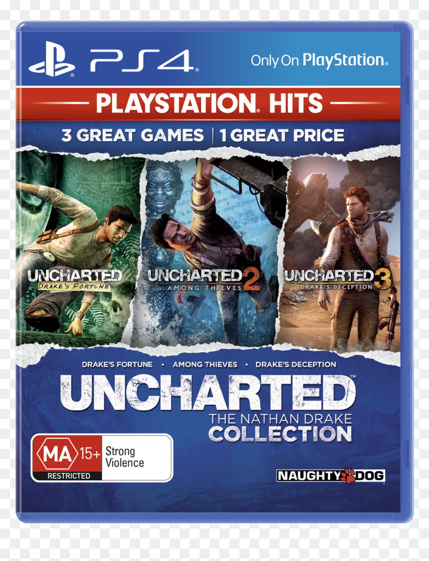 Playstation4 Uncharted The Nathan Drake Collection - Uncharted Nathan Drake Collection, HD Png Download - nathan drake uncharted 4 png