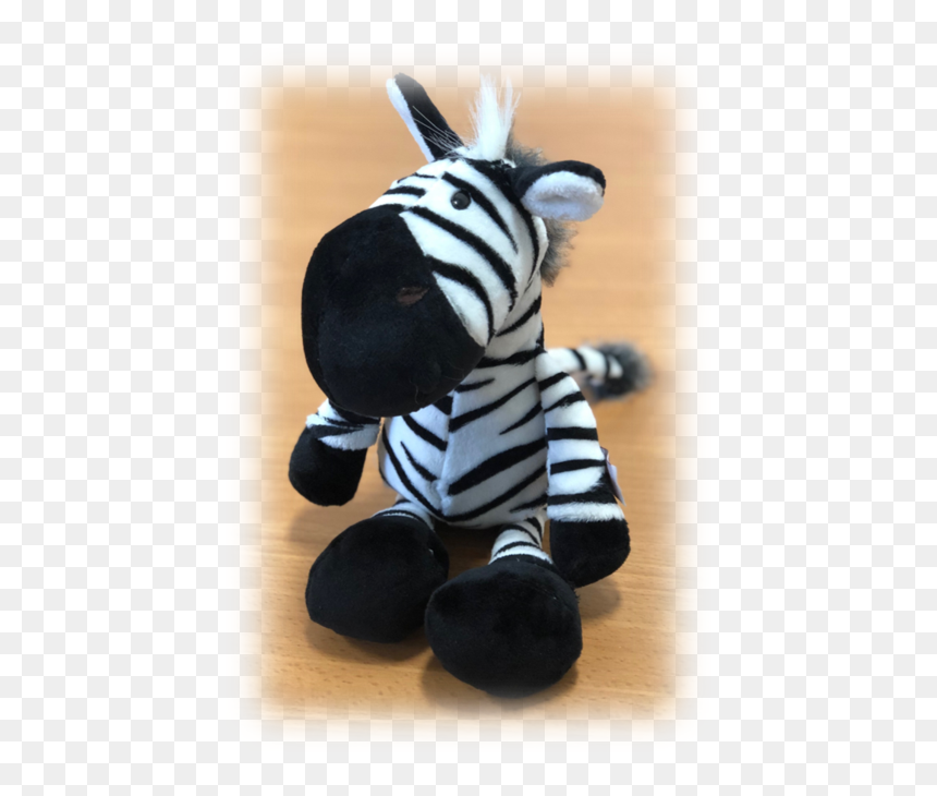 Stuffed Toy, HD Png Download - baby zebra png