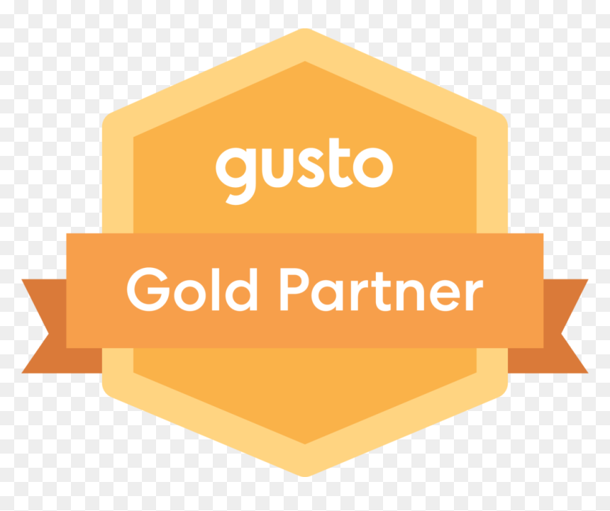 Gusto Gold Partner Badge - Sign, HD Png Download - gold badge png