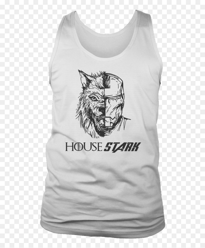 Direwolf Iron Man Mash Up - Summer Is Coming Tank Top, HD Png Download - hodor png