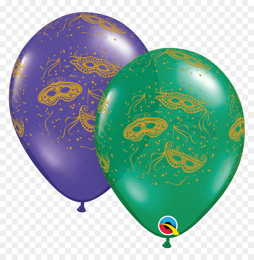 Globos De Navidad Mercadolibre, HD Png Download - mardi gras masks png