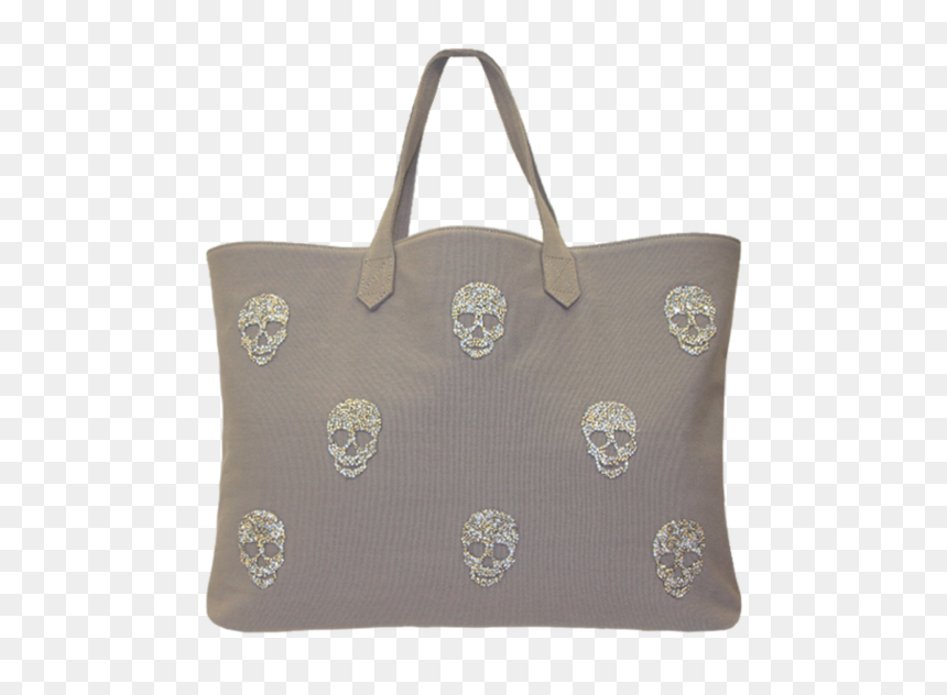 Skull Tote Bag - Handbag, HD Png Download - backpack emoji png